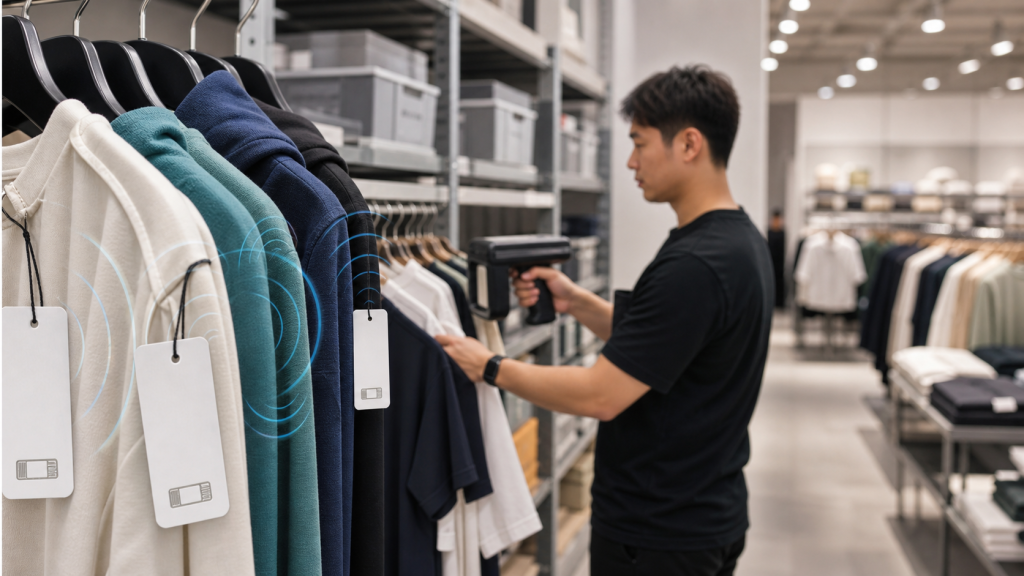 china rfid uniqlo search intent illustrated by RFID clothes tracking in apparel retail